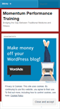 Mobile Screenshot of momentumperformancetraining.com